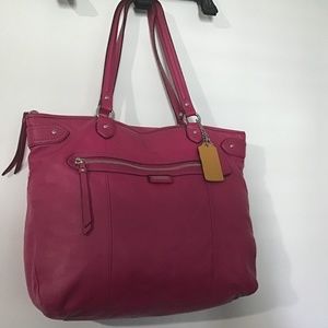 Coach fuchsia handbag